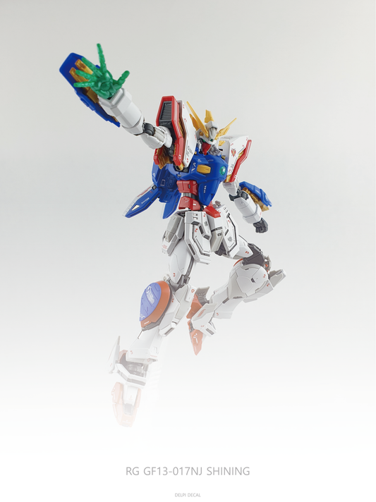 RG 1/144 Shining Gundam Delpi Decal Waterslide