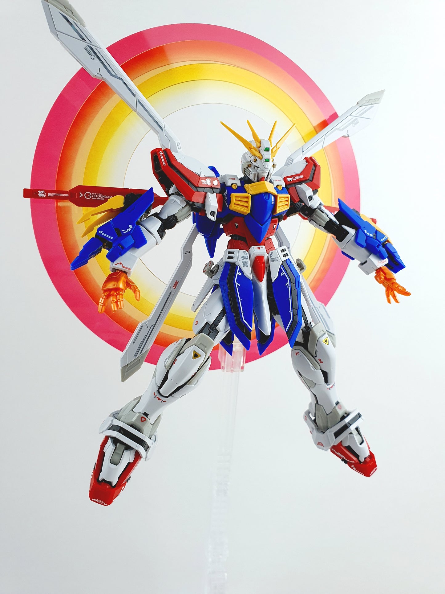 RG 1/144 God Gundam Delpi Decal Waterslide