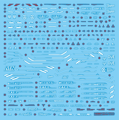 MGSD Destiny Delpi Decal Waterslide Ver. Delpi