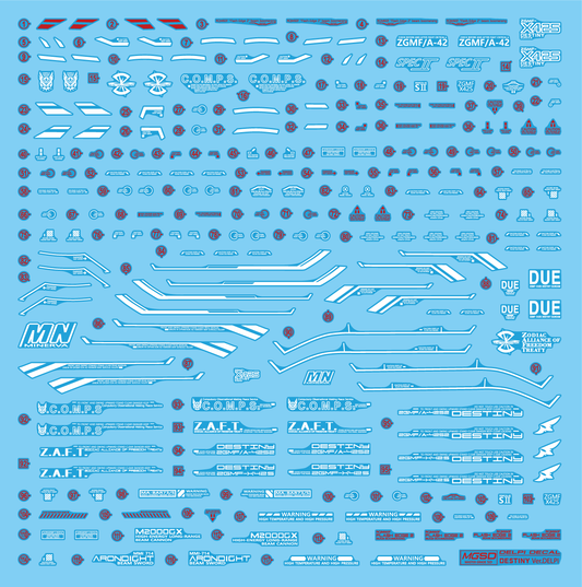 MGSD Destiny Delpi Decal Waterslide Ver. Delpi
