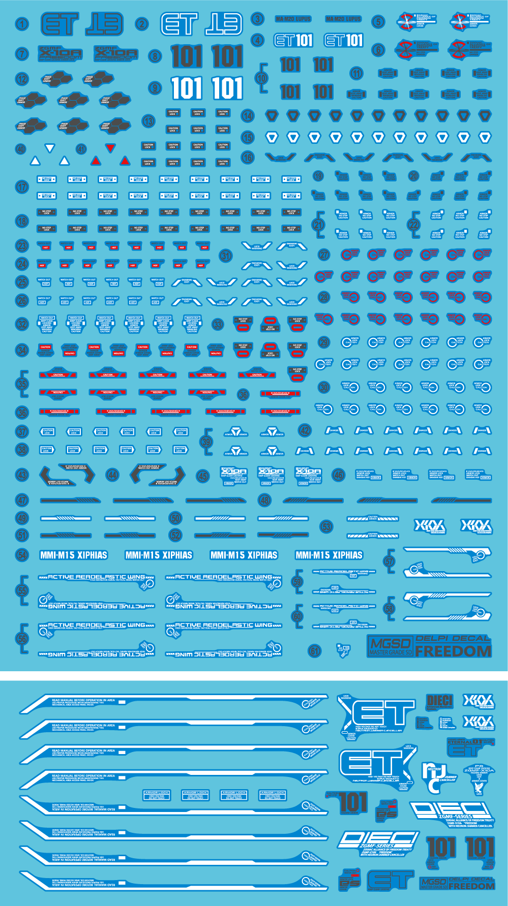 MGSD Freedom Delpi Decal Waterslide
