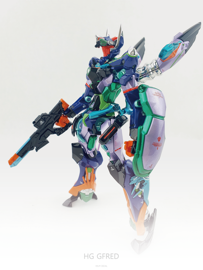HG 1/144 GFred Delpi Decal Waterslide