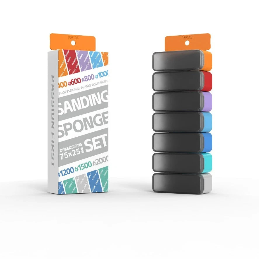DSPIAE XSS-S01 Vigorous Sponge Sandpaper (400–2000 Grit)