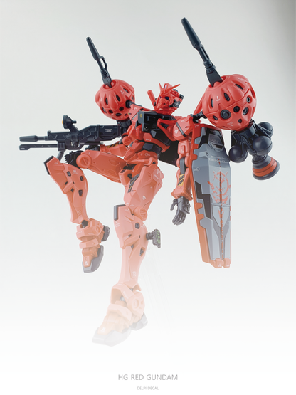 HG 1/144 Red Gundam Delpi Decal Waterslide