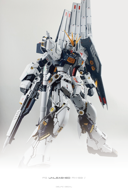 PG Unleased 1/60 RX-93 V Delpi Decal Waterslide