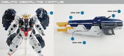 MG 1/100 Virtue Delpi Decal Waterslide