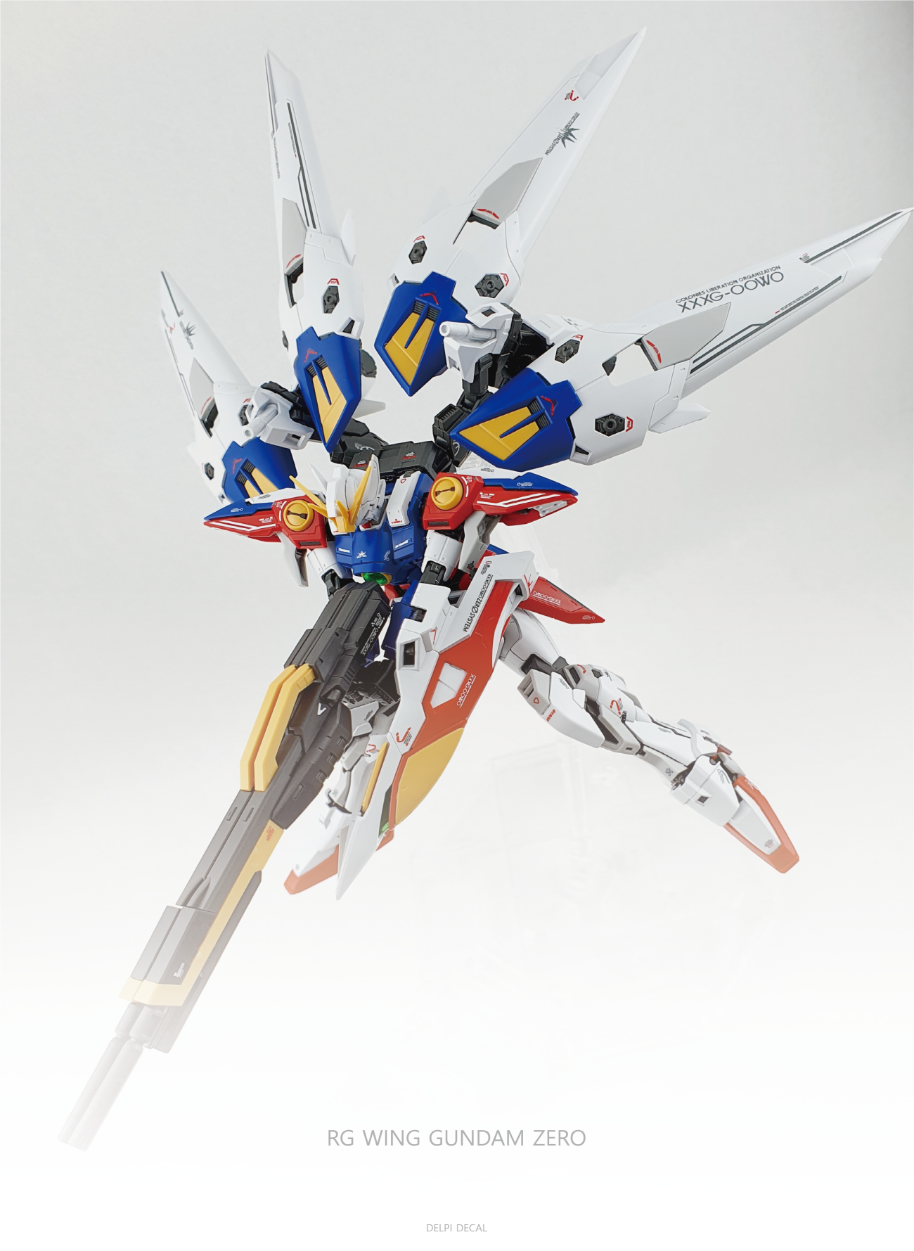 RG 1/144 Wing Zero Delpi Decal Waterslide