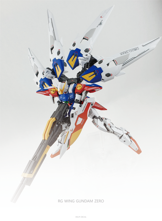 RG 1/144 Wing Zero Delpi Decal Waterslide