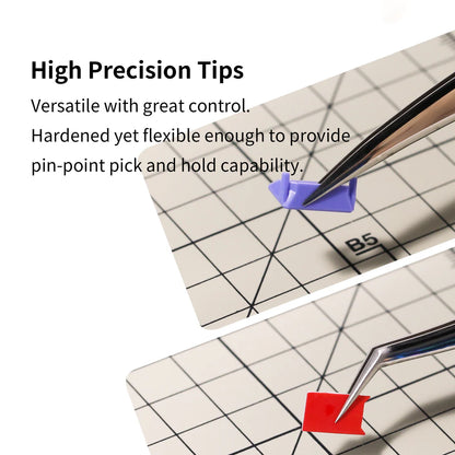 DSPIAE AT-TZ04 Stainless Steel Precision Tweezers (90° Angled)