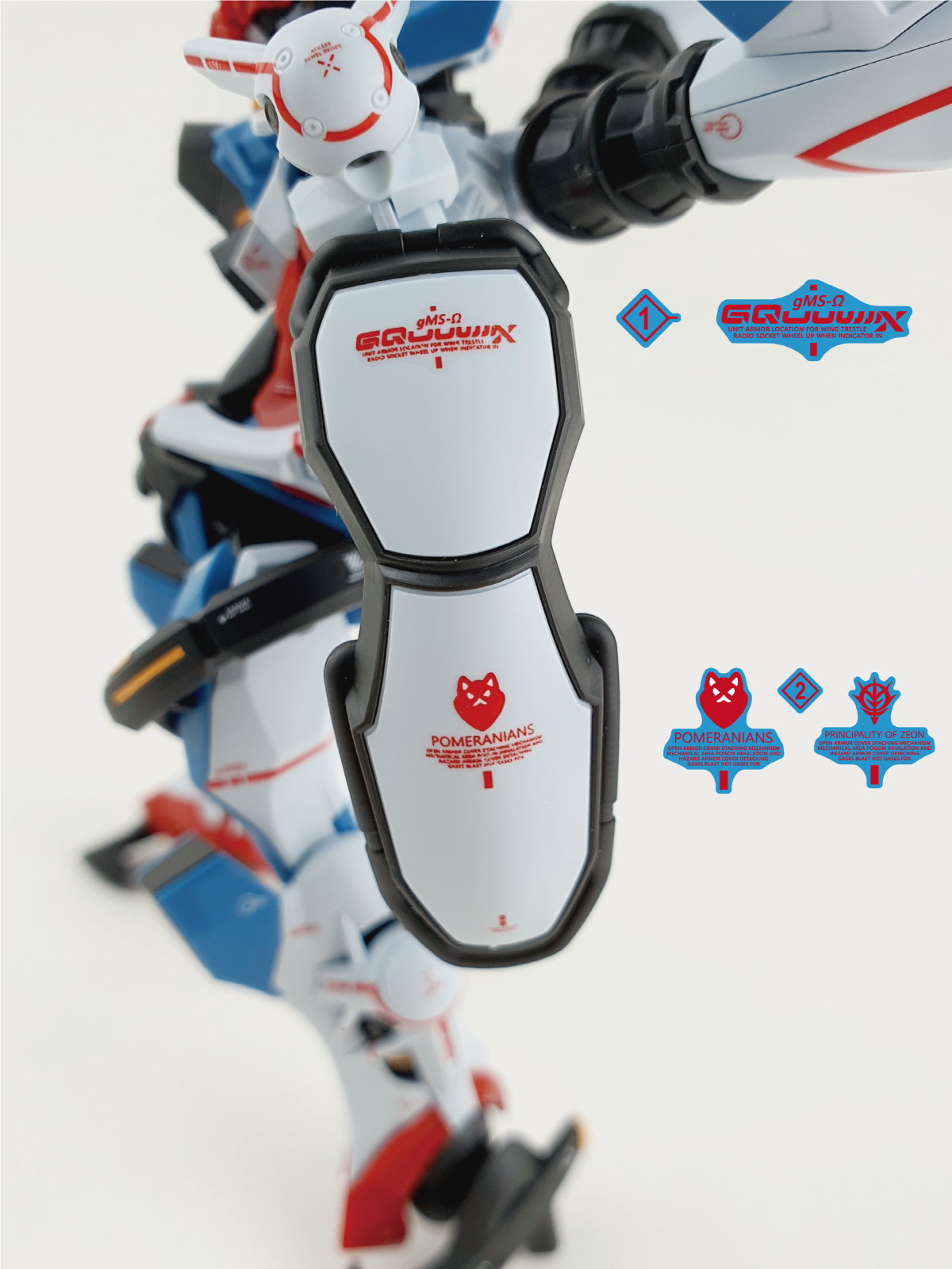HG 1/144 GQuuuuuuX Delpi Decal Waterslide