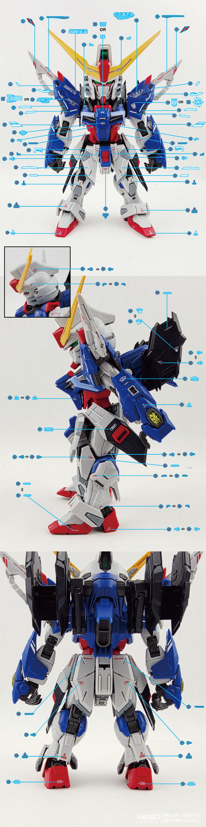 MGSD Destiny Delpi Decal Waterslide Ver. Delpi