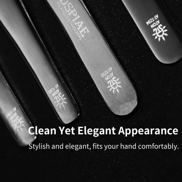 DSPIAE AT-TZ04 Stainless Steel Precision Tweezers (90° Angled)