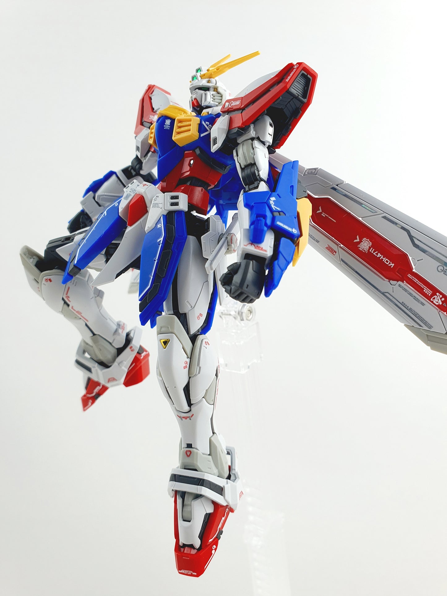 RG 1/144 God Gundam Delpi Decal Waterslide